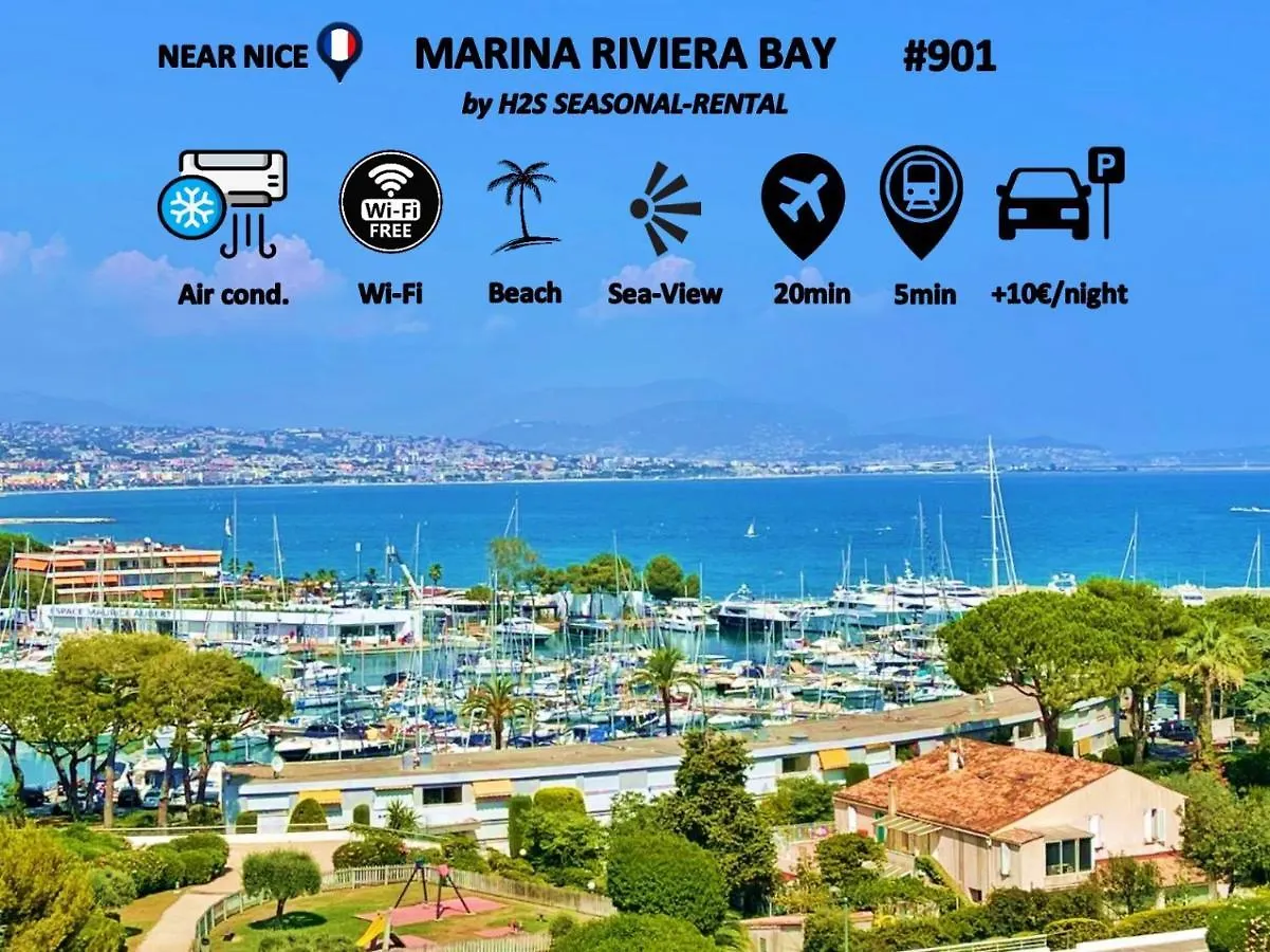 #901 Marina Riviera Bay - Studio Vue Mer Et Port Panoramique contacts